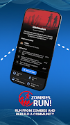 ZRX: Zombies Run اسکرین شاٹ 1