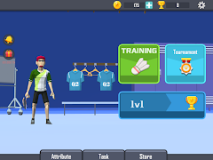 برنامه‌نما Badminton Mania عکس از صفحه