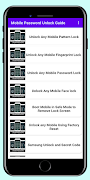 Poster Mobile Password Unlock Guide