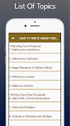 How to Write a Grant Proposal 스크린샷 2