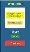 Football Player Quiz & Trivia 스크린샷 1