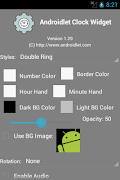 Androidlet Clock Widget Ekran Görüntüsü 1