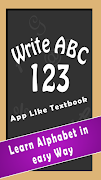 Write ABC 123 poster