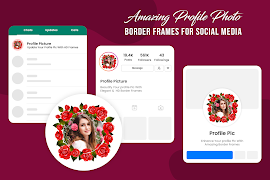 7 Schermata Profile Pic Border Frame Maker