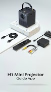 Poster Emotn H1 Mini Projector Setup