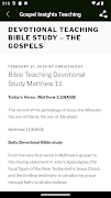برنامه‌نما Gospel Insights Bible Teaching عکس از صفحه