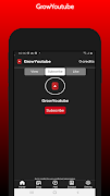 برنامه‌نما GrowSocial عکس از صفحه