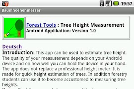 3 Schermata Baumhöhenmesser