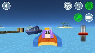 برنامه‌نما Driving Boat Simulator عکس از صفحه