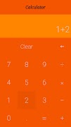 OrangeCalculator - Cute Simple screenshot 2