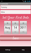 The Love Counter Widget ảnh chụp màn hình 2