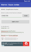 Matrice : Gauss-Jordan Screenshot 6