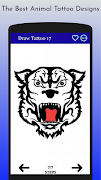 Jak narysować tatuaż zwierzęcy screenshot 1