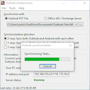Outlook-Android Sync capture d'écran 4