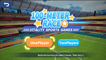 100-meter race 海報