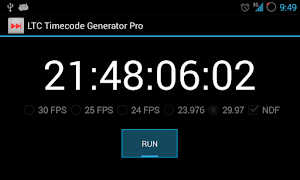 LTC Timecode Generator Pro โปสเตอร์