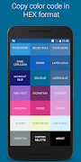 ColorCode - copy color code اسکرین شاٹ 2