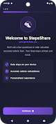 Steps share - Step Counter تصوير الشاشة 5