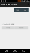 برنامه‌نما Base64 Text Encoder عکس از صفحه