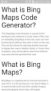 Embed Bing Maps Generator capture d'écran 3