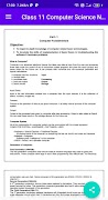 Class 11 Computer Science Note syot layar 2