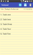 برنامه‌نما Notepad عکس از صفحه