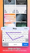 iPhone Keyboard - iOS 17 اسکرین شاٹ 3