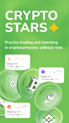 CryptoStars: trading simulator-poster