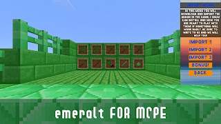 Emerald Mod for Minecraft PE পোস্টার