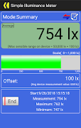 Simple Illuminance Meter screenshot 5