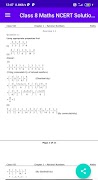 Class 8 Maths NCERT Solutions スクリーンショット 1