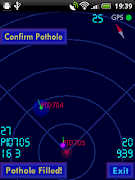 Pothole Radar imagem de tela 1