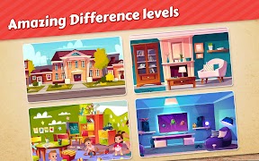 Puzzlespel : Find the Differences plakat