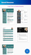 Resume Maker تصوير الشاشة 5