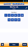 Lucky Numbers Screenshot 5