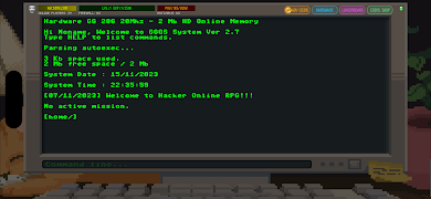 Hacker Online RPG poster