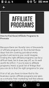 Affiliate Marketing Guide imagem de tela 2