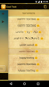 Cool Text - Floating Widget capture d'écran 6