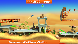 Bridge Constructor Stunts FREE Ekran Görüntüsü 5