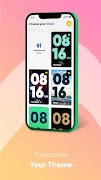 برنامه‌نما ساعت روی صفحه گوشی زیبا عکس از صفحه