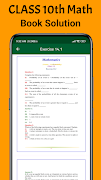 Class 10th Math Solution NCERT capture d'écran 3