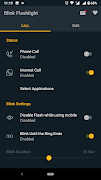 برنامه‌نما Blinking Flashlight Alert عکس از صفحه