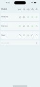 برنامه‌نما Habit Tracker عکس از صفحه