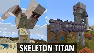 Skeleton Titan Mod Minecraft ภาพหน้าจอ 6