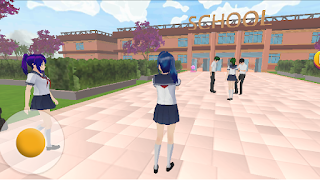 Anime Girls Simulator School Poster
