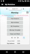 My Worktime - Timesheets ภาพหน้าจอ 1