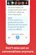 برنامه‌نما Ava: Transcriptions & Captions عکس از صفحه