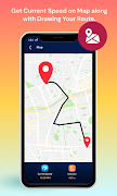GPS Speedometer: Compass & Map capture d'écran 2