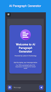 AI Paragraph Generator Cartaz