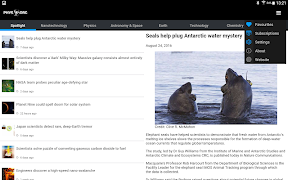 Phys.org News ภาพหน้าจอ 3